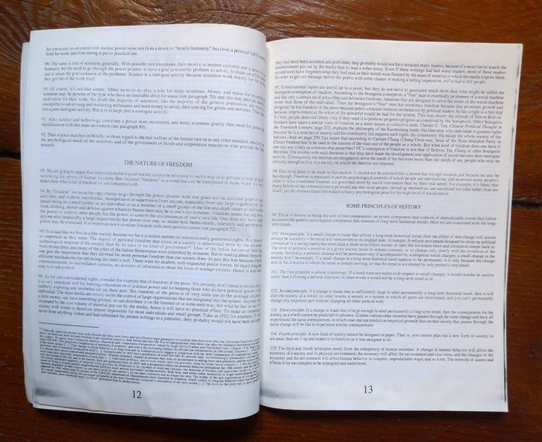 UNABOMBER:TIGHTENING THE NET,1995 Micros Megma[UNABOMBER'S MANIFESTO | Immagine Gallery 5