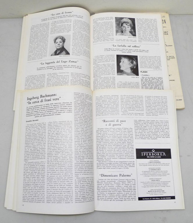 UOMINI E LIBRI.Annata 1989.Periodico illustrato[critica,informazione letteraria