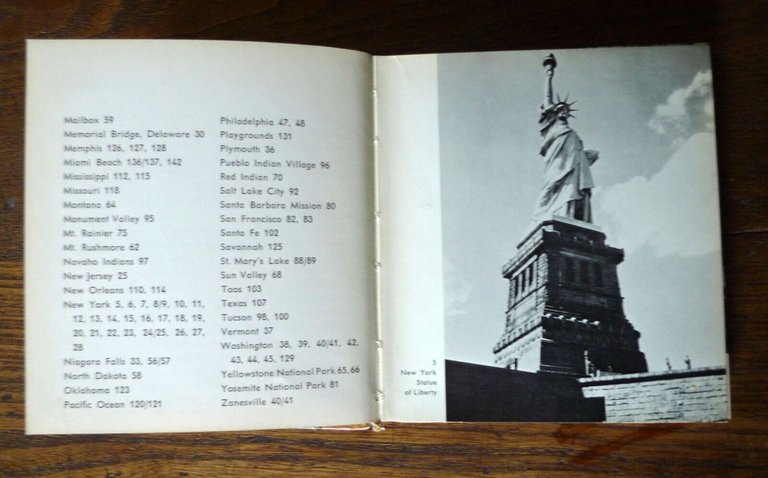USA,Hallwag 1960[fotografia,guida,Stati Uniti d'America