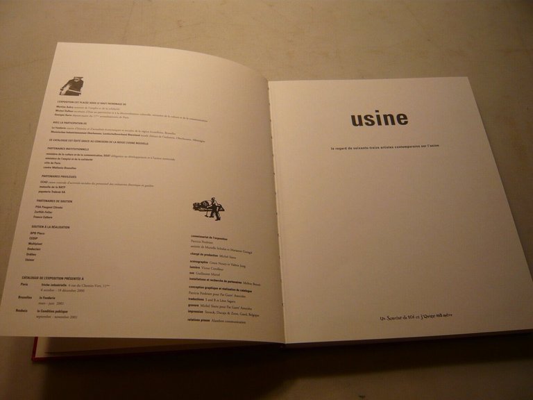 USINE.Le regard de soixante-treize artistes contemporains sur lusine,2000