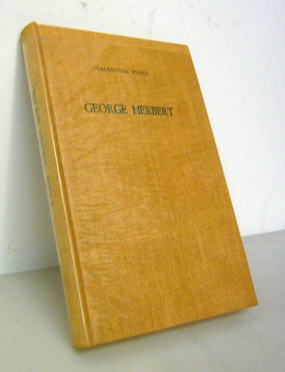 Valentina Poggi,GEORGE HERBERT,1967 Patron[critica,poesia inglese