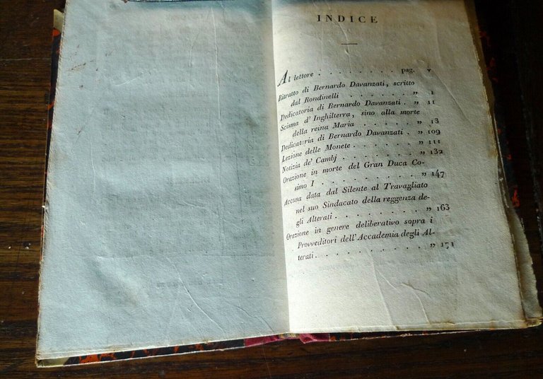 VARIE OPERE DI BERNARDO DAVANZATI,1829 Fontana[storia,Toscana,coltivazione viti