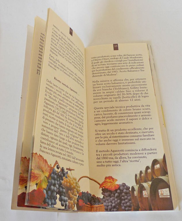 Vellani,ACETO BALSAMICO DI MODENA.BALSAMIC VINEGAR OF,2005 Baraldini[storia