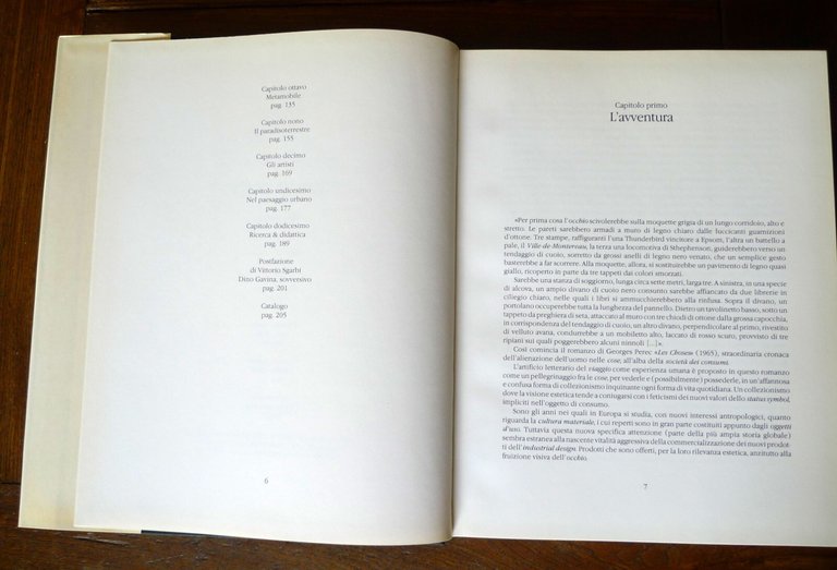 Vercelloni,L'AVVENTURA DEL DESIGN:Dino GAVINA,1987 Jaca Book I^ed.[industriale