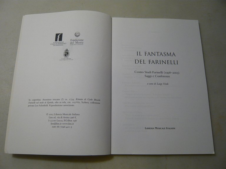 Verdi,IL FANTASMA DEL FARINELLI,Lucca,2005