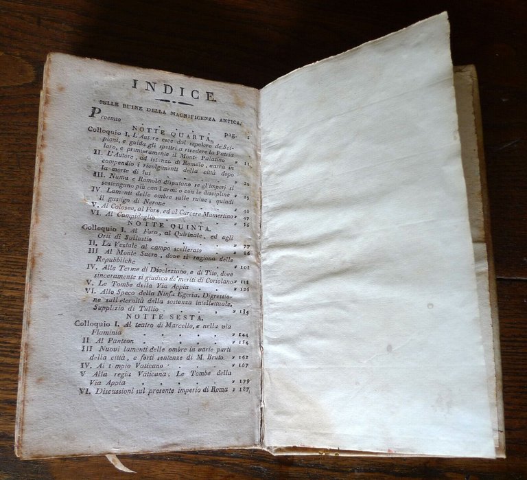 Verri,LE NOTTI ROMANE AL SEPOLCRO DE'SCIPIONI.VOL.II,1806? Pietro Agnelli
