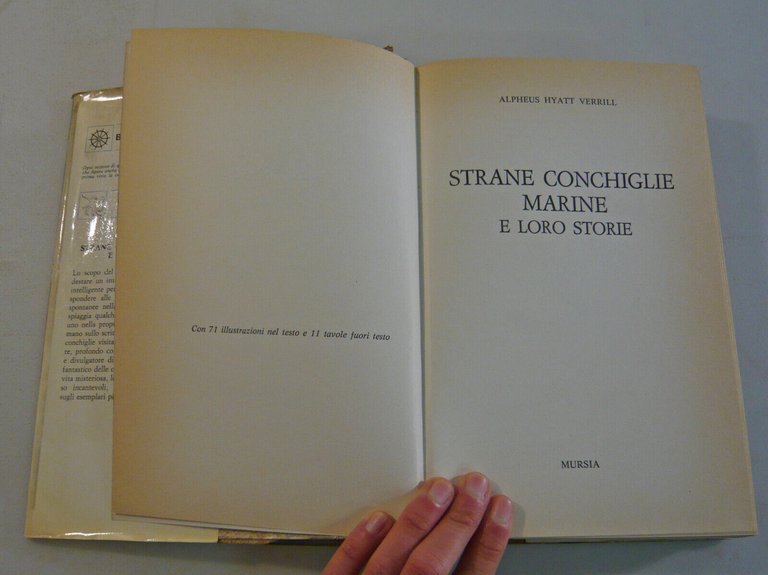 Verrill,STRANE CONCHIGLIE MARINE E LE LORO STORIE,1978 Mursia[Bibioteca del mare