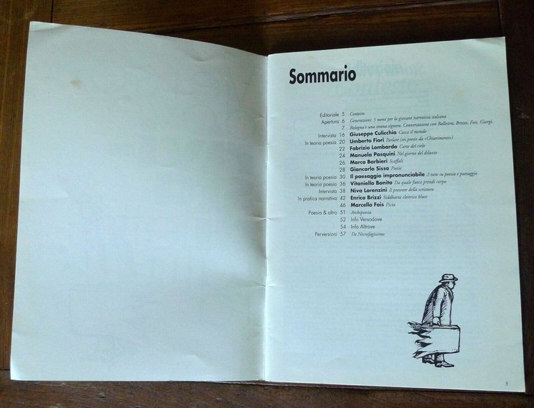 VERSODOVE.RIVISTA DI LETTERATURA 2 1995[Ballestra,Brizzi,Culicchia,Fois,Giorgi