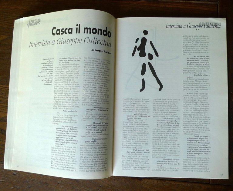 VERSODOVE.RIVISTA DI LETTERATURA 2 1995[Ballestra,Brizzi,Culicchia,Fois,Giorgi