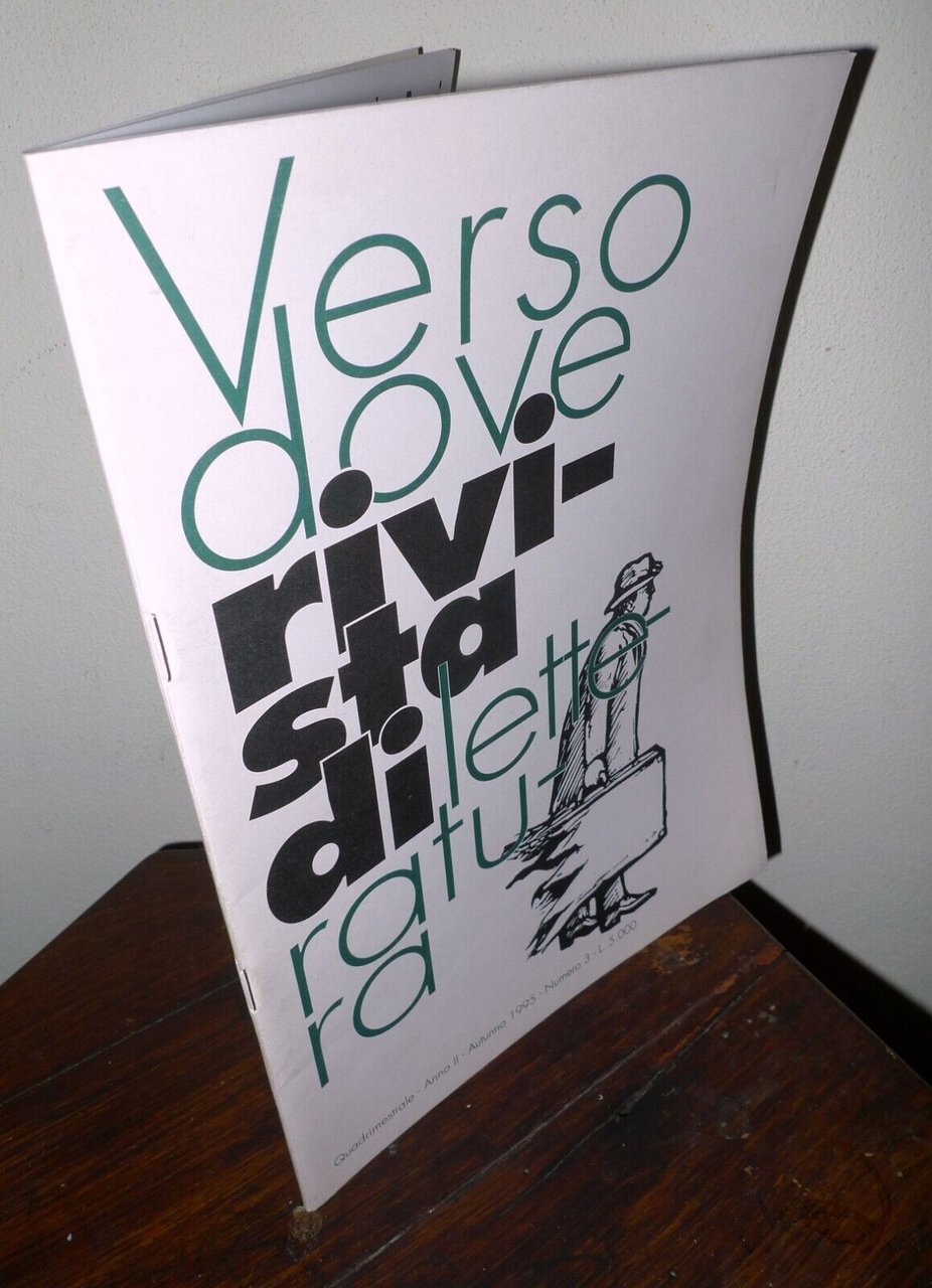 VERSODOVE.RIVISTA DI LETTERATURA 3 1995[Ferlinghetti,Roberto Roversi,fumetti