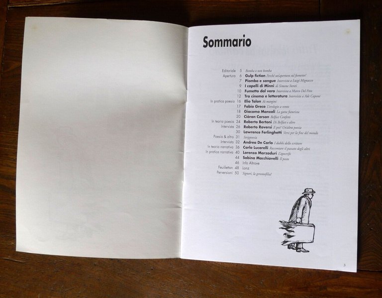 VERSODOVE.RIVISTA DI LETTERATURA 3 1995[Ferlinghetti,Roberto Roversi,fumetti