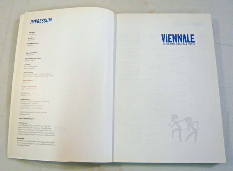 VIENNALE 05.Vienna international film festival,2005[catalogo mostra,cinema