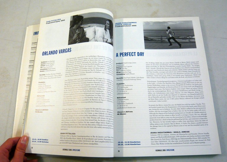 VIENNALE 05.Vienna international film festival,2005[catalogo mostra,cinema