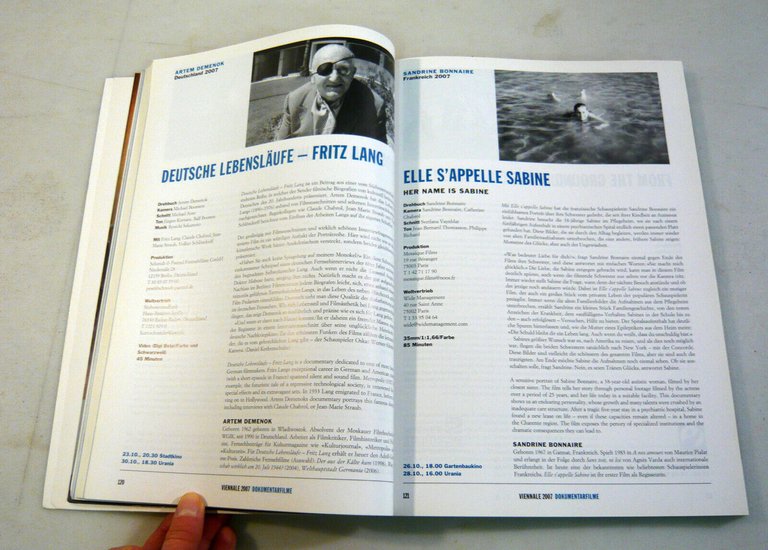 VIENNALE 07.Vienna international film festival,2007[catalogo mostra,cinema