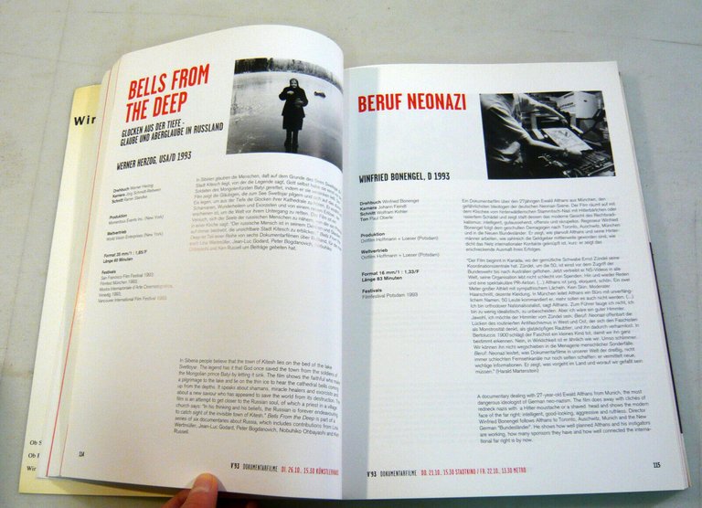 VIENNALE 93.Vienna international film festival,1993[catalogo mostra,cinema