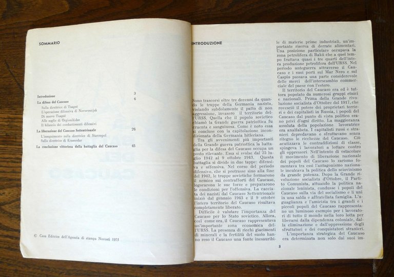 Viktor Muratov,LA BATTAGLIA DEL CAUCASO,1973 Novosti[storia,Russia