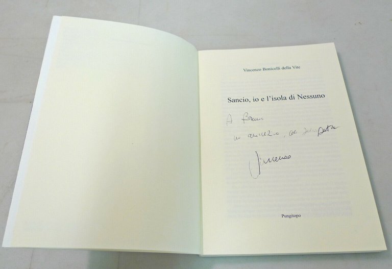 Vincenzo Bonicelli della Vite,SANCIO,IO E L’ISOLA DI NESSUNO,2012 Pungitopo
