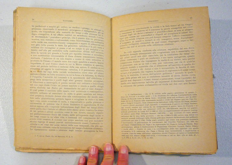 Vincenzo Gioberti,DAL “PRIMATO”,1925 La Voce[cura G.Calò,I BREVIARI