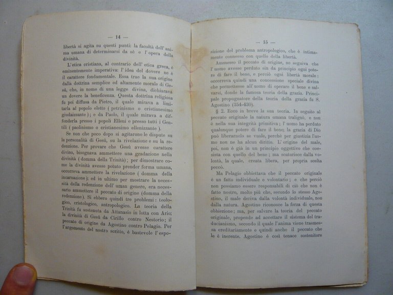 Vincenzo Laureani,LA LIBERTA’ DEL VOLERE,Niccolò Giannotta Ed., Catania, 1893