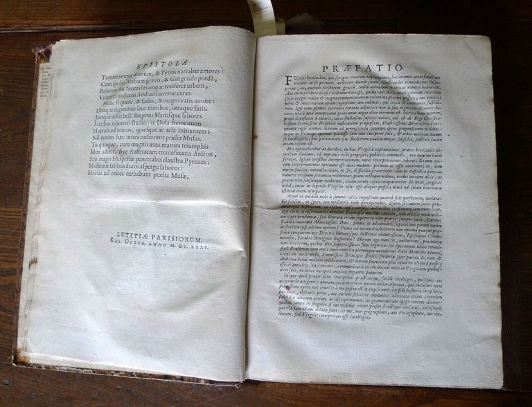 Virgilio,P.VIRGILII MARONIS OPERA,1722 BARBOU+INDEX VOCABULORUM[POESIA LATINA