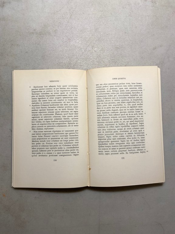 VITRUVIUS POLLIO - DE ARCHITECTURA, Giardini Editore e Stampatori 1975 | Immagine Gallery 4