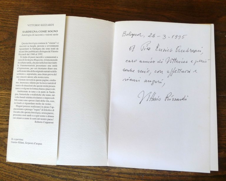 Vittorio Rizzardi,SARDEGNA COME SOGNO.Antologia di racconti e visioni sarde,1994