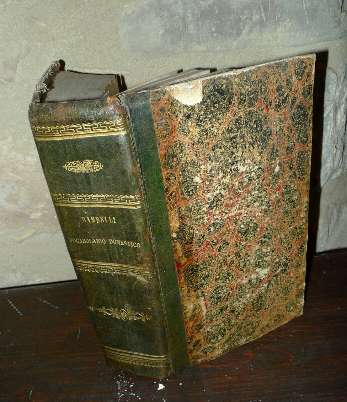 VOCABOLARIO DOMESTICO COMPILATO DA GIANFRANCESCO RAMBELLI,1850 Tiocchi,Bologna