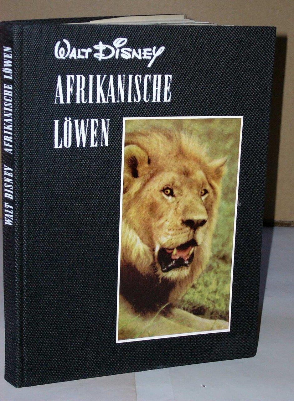 Walt Disney,AFRIKANISCHE LÖWEN,Schweizer 1958[animali africani,leoni