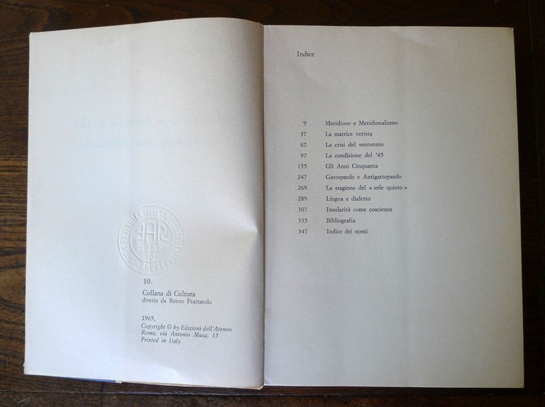 Walter Mauro,CULTURA E SOCIETÀ NELLA NARRATIVA MERIDIONALE,1965 Ed.dell'Ateneo | Immagine Gallery 4