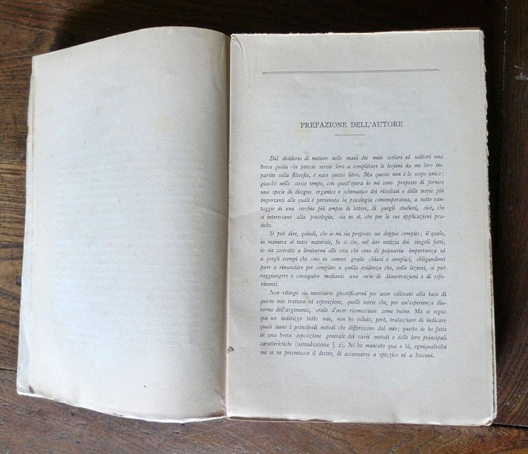 Wilhelm Wundt,ELEMENTI DI PSICOLOGIA,1910 Società Editrice Pontremolese