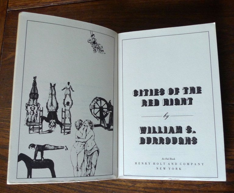 William S. Burroughs,CITIES OF THE RED NIGHT,1995 Henry Holt