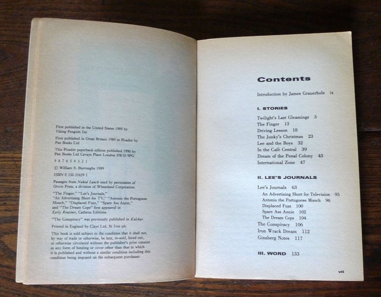 William S.Burroughs,INTERZONE,1990 Picador/Pan Books