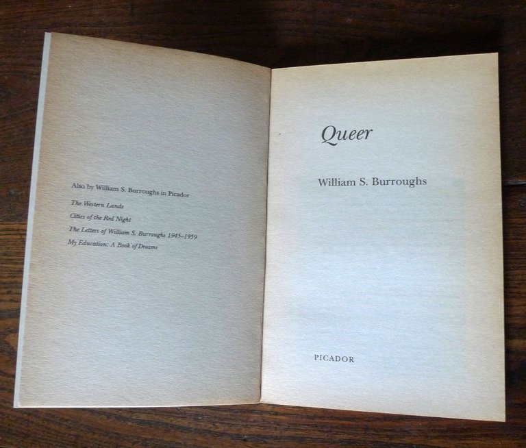 William S.Burroughs,QUEER,1986 Picador