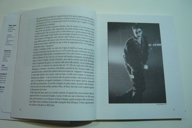 Wilson-Glass, EINSTEIN ON THE BEACH, Reggio Emilia, 2012[opera