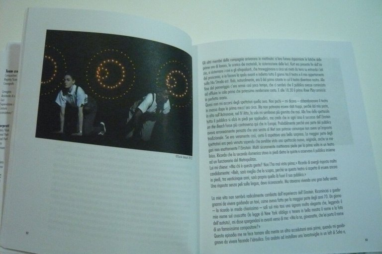 Wilson-Glass, EINSTEIN ON THE BEACH, Reggio Emilia, 2012[opera