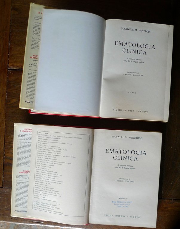 Wintrobe,EMATOLOGIA CLINICA,1973 Piccin[manuale,MEDICINA