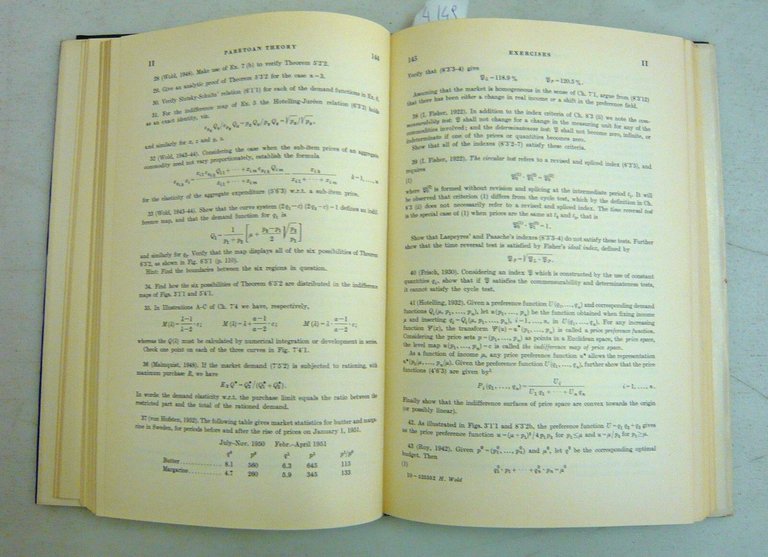 Wold,DEMAND ANALYSIS.A Study in Econometrics,1953 Wiley[statistica,economia