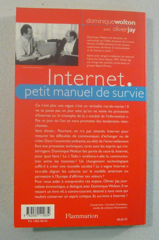 Wolton/Jay,INTERNET.Petit manuel de survie,2000 Flammarion[comunicazioni