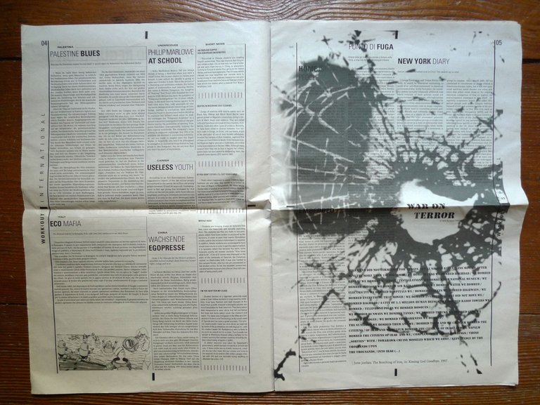 WORKOUT Oct/Nov 2004.European Students'Review[Palestina,Dario Fo,Daniel Burman | Immagine Gallery 3