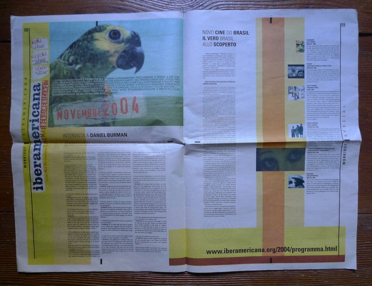WORKOUT Oct/Nov 2004.European Students'Review[Palestina,Dario Fo,Daniel Burman | Immagine Gallery 4