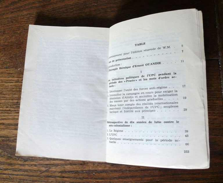 Woungly-Massaga,L'AFRIQUE BLOQUÉE:L'EXEMPLE DU KAMEROUN,1962[Camerun,Ouandie