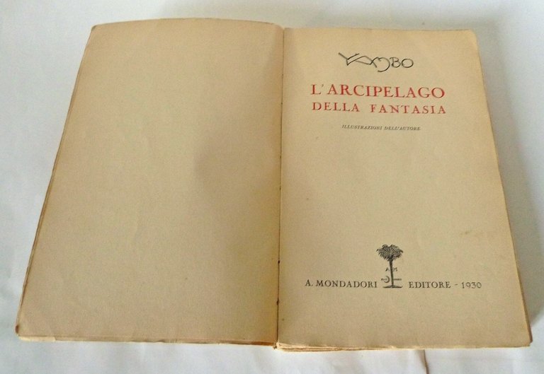 YAMBO,L'ARCIPELAGO DELLA FANTASIA,1930 Mondadori[per ragazzi,avventura