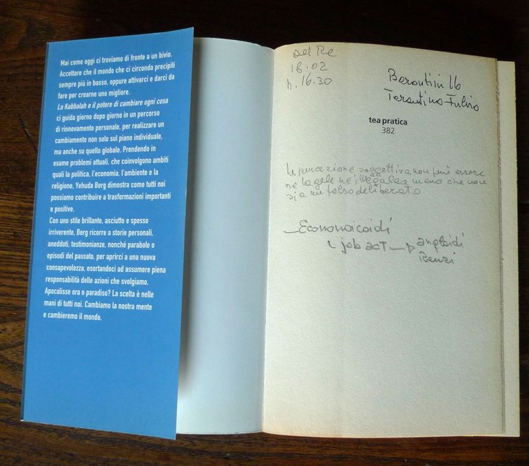 Yehuda Berg,LA KABBALAH E IL POTERE DI CAMBIARE OGNI COSA,2011 …