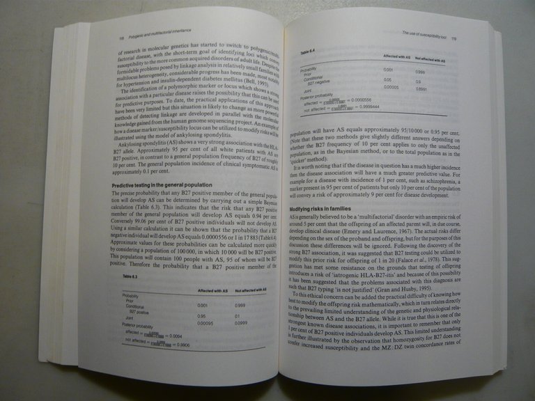 Young ,INTRODUCTION TO RISK CALCULATION IN GENETIC COUNSELING,Oxford 1999