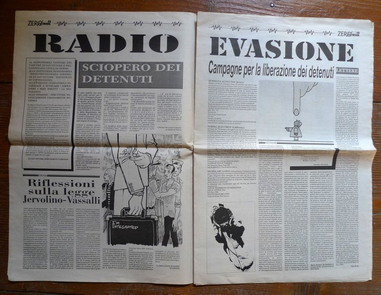 ZERO NETWORK.PER L'AUTONOMIA IN RETE n.12 mag.1993[hacktivism,cyberpunk,carcere | Immagine Gallery 2