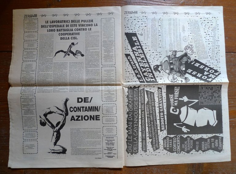 ZERO NETWORK.PER L'AUTONOMIA IN RETE n.12 mag.1993[hacktivism,cyberpunk,carcere | Immagine Gallery 4