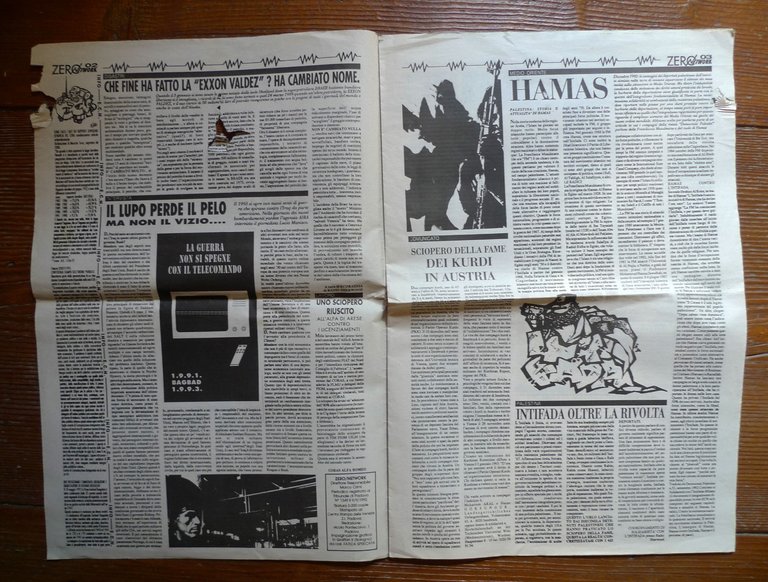 ZERO NETWORK.PER L'AUTONOMIA IN RETE n.7 gen.1993[hacktivism,guerra IRAK | Immagine Gallery 2