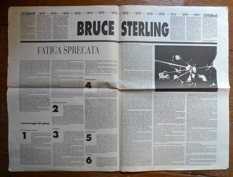ZERO NETWORK.PER L'AUTONOMIA IN RETE n.7 gen.1993[hacktivism,guerra IRAK | Immagine Gallery 3