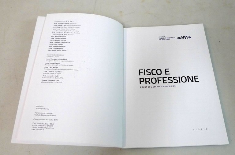 Zizzi,FISCO E PROFESSIONE,2010 Libria[ARCHITETTURA