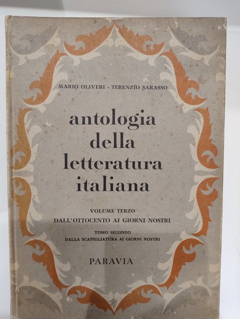 Antologia della letteratura italiana - volume terzo, tomo II